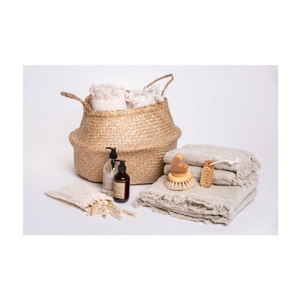 Sada 2 šedohnědých ručníků ze 100% bavlny Bonami Selection, 50 x 90 cm-image-3