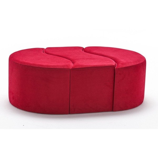 Červený taburet Alya – Artie