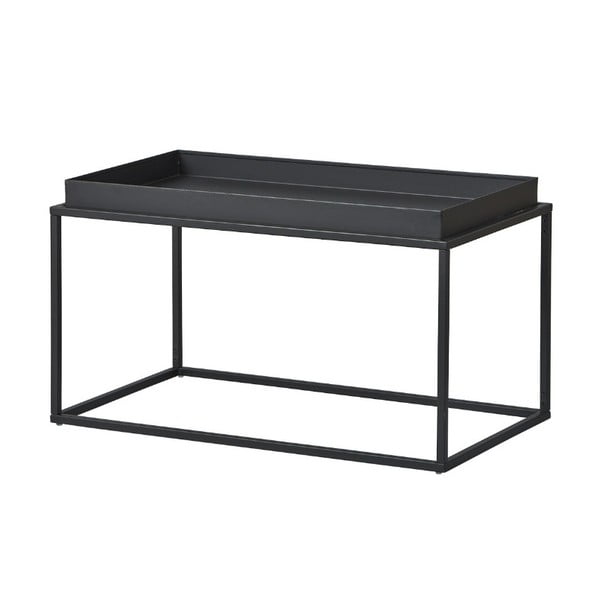 Černý kovový konferenční stolek Intersil Club NY
