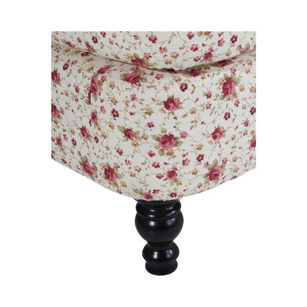 Béžové květinové křeslo ušák Max Winzer Mareille Flowery Beige-image-2