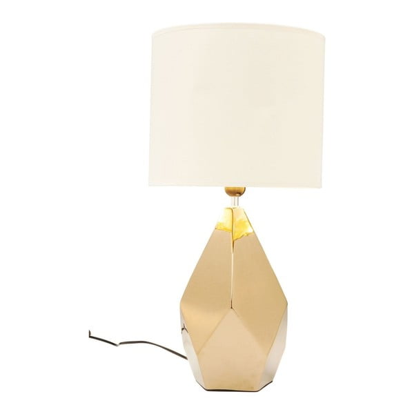 Stolní lampa ve zlaté barvě Kare Design Diamond