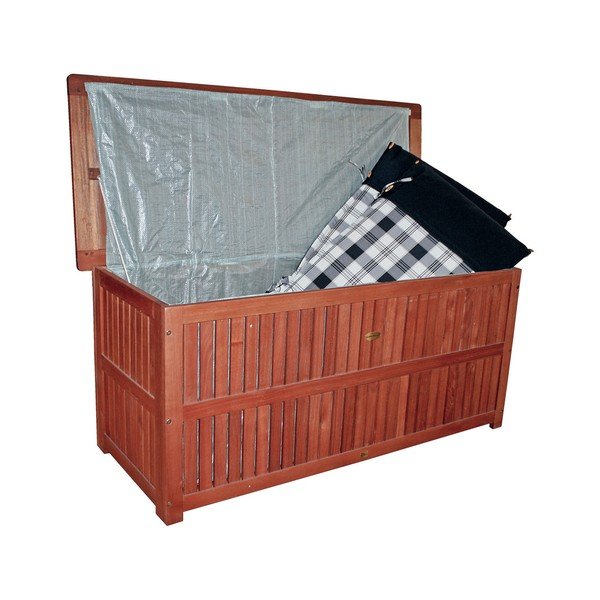 Hnědý zahradní úložný box Plano – Garden Pleasure-image-3