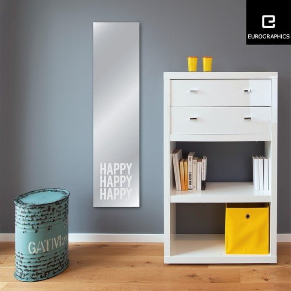 Zrcadlo Eurographics Happy, 30 x 120 cm