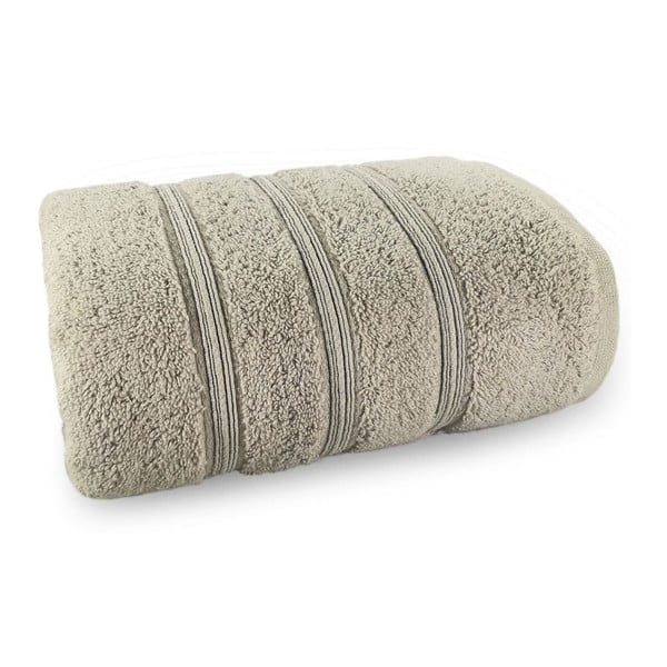 Béžový ručník ze 100% bavlny Marie Lou Majo, 90 x 50 cm