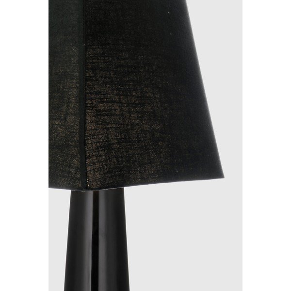 Černá stojací lampa s textilním stínidlem (výška 151 cm) Tripura – Bizzotto-image-4