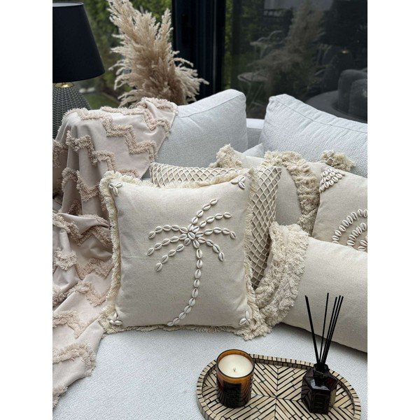 Bavlněný povlak na polštář 43x43 cm Seashells – Mioli Decor-image-2