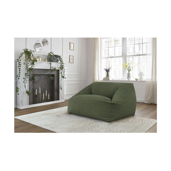 Zelený manšestrový sedací vak Lilibet – Bobochic Paris-image-1