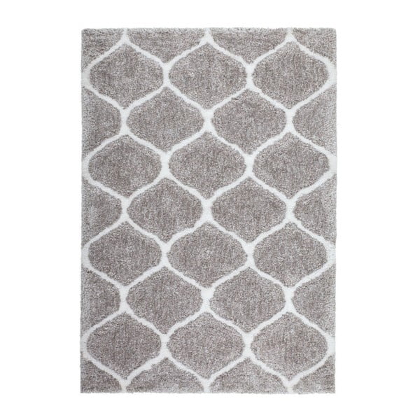 Ručně tkaný koberec Kayoom Finesse 924 Silber Weich, 80 x 150 cm