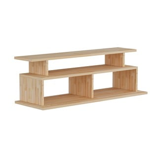 TV stolek z borovicového dřeva v přírodní barvě 110x40 cm Ella – Kalune Design