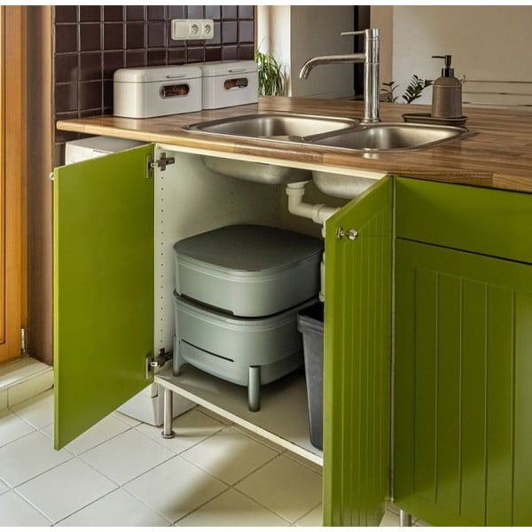 Šedý komposter 30 l Urbalive – Plastia-image-1