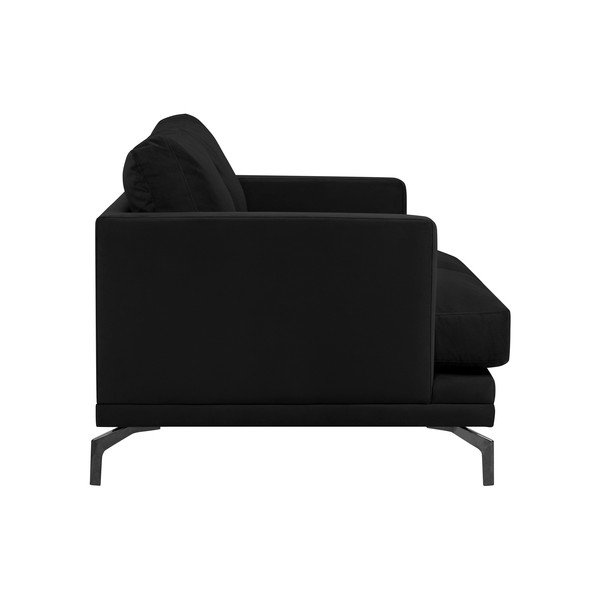 Černá pohovka s podnožím v černé barvě Windsor & Co Sofas Jupiter-image-2