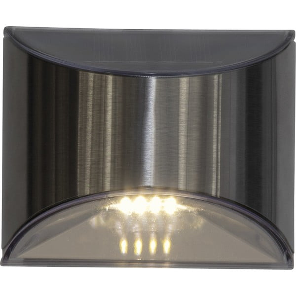 Sada 2 nástěnných nerezových solárních LED svítidel Star Trading Wally, výška 8 cm-image-4