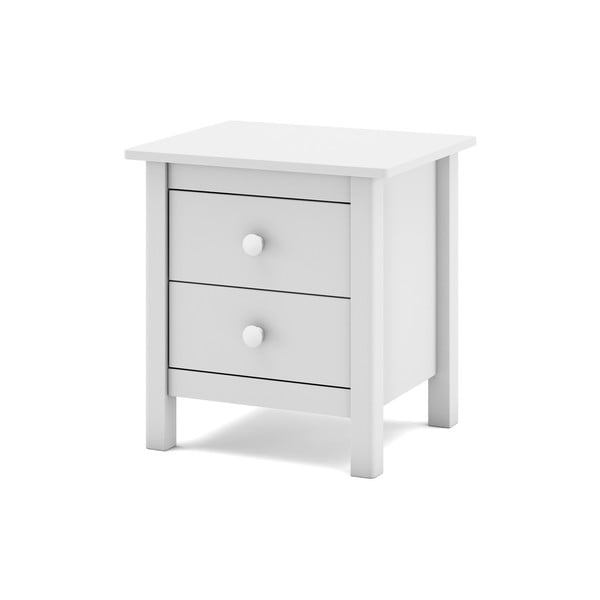 Bílý dětský noční stolek z borovicového dřeva Max – Marckeric-image-4
