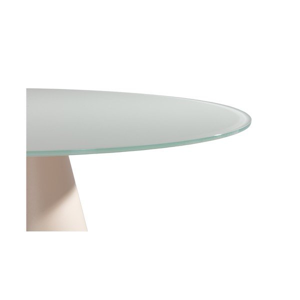 Kulatý jídelní stůl se skleněnou deskou ø 120 cm Vida – MOME-image-4