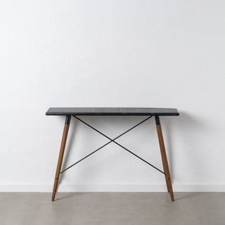 Černý kovový konzolový stolek 38x120 cm Oslo – Ixia