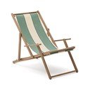 Zelené dřevěné zahradní lehátko Vilara – Kave Home