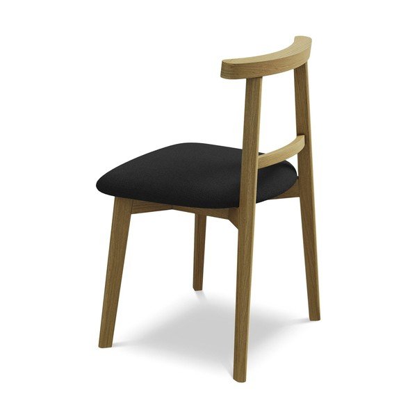 Černá jídelní židle z masivního dřeva Ohelo – Makamii-image-3