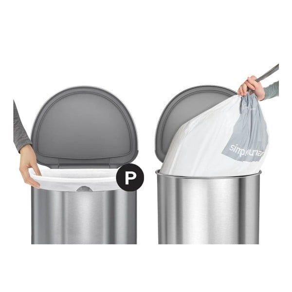 Stahovací pytle na odpadky v sadě 20 ks 60 l P – simplehuman-image-1
