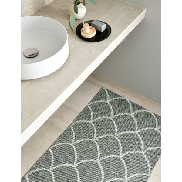 Zelený vnitřní a venkovní běhoun 70x150 cm Kotte Army Sage – Pappelina-image-1