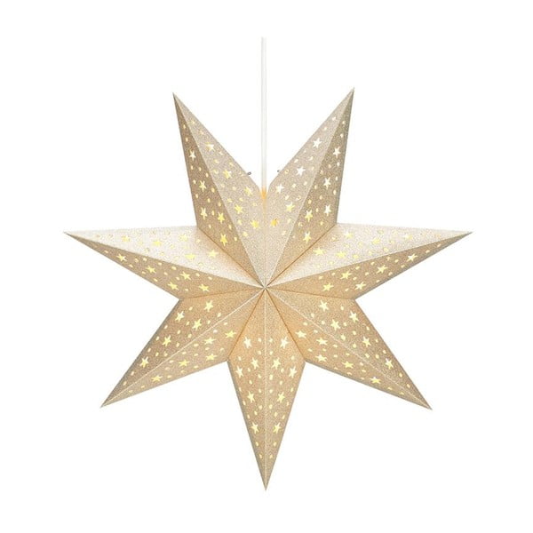 Světelná dekorace s vánočním motivem ve zlaté barvě ø 45 cm Solvalla – Markslöjd