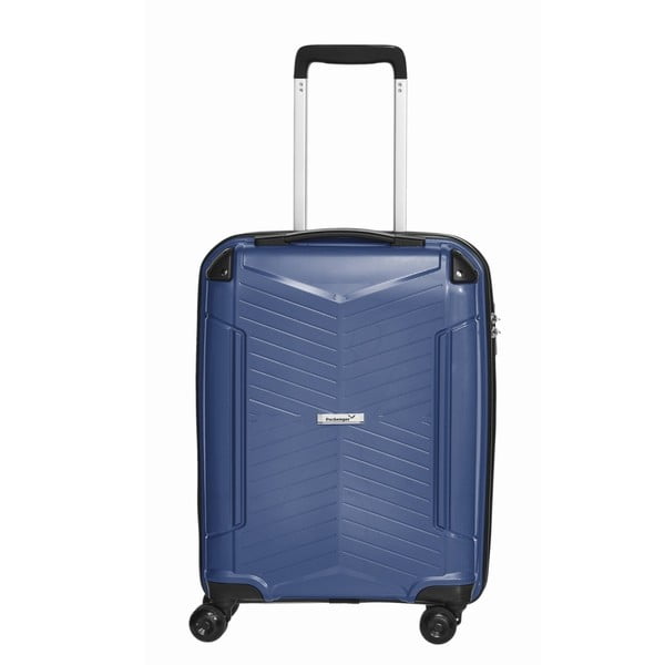 Modrý cestovní kufr Packenger, 33 l