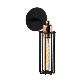 Černé nástěnné svítidlo ø 8 cm Likya – Opviq lights