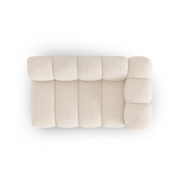 Krémový modul pohovky (pravý roh) Lupine – Micadoni Home-image-3