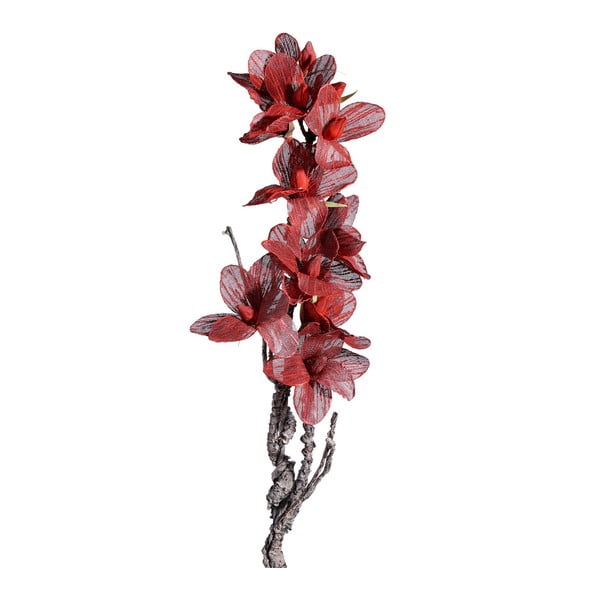 Umělá květina s červenými květy Ixia Folami, výška 122 cm