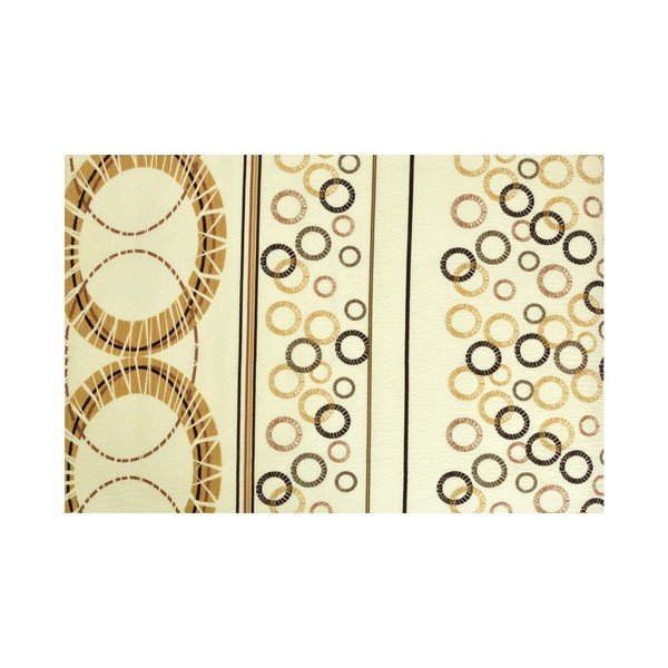Žluté krepové povlečení na jednolůžko 140x200 cm Circle -image-1