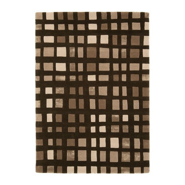 Vlněný koberec Plaza Chocolate 120x170 cm