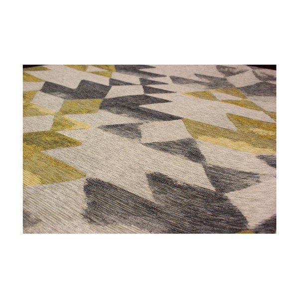 Koberec Tria Grey/Yellow, 160 x 230 cm-image-1