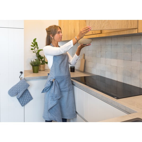 Modrá bavlněná kuchyňská chňapka Tiseco Home Studio-image-1