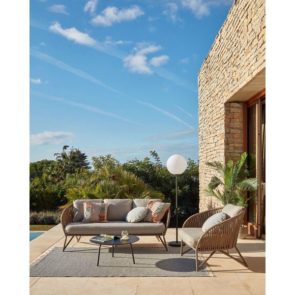 Černý konferenční stůl Kave Home Ulrich, ⌀ 70 cm-image-2