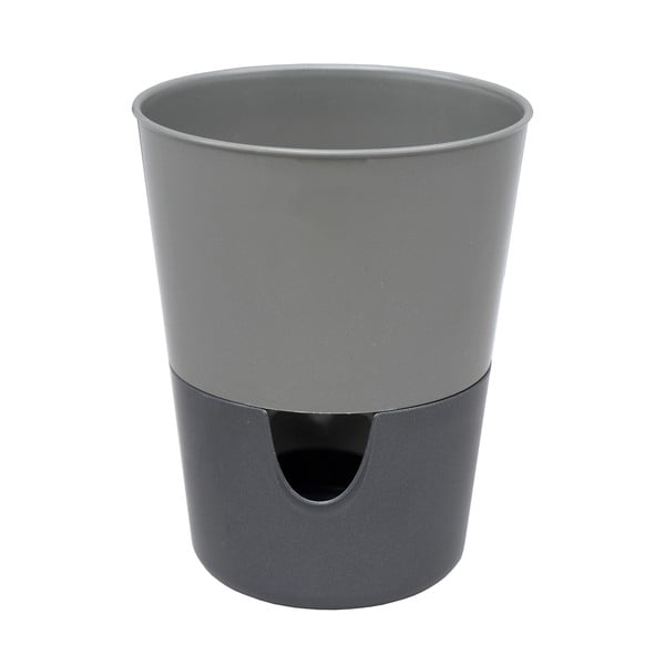 Šedý samozavlažovací květináč Rosmarin - Plastia-image-2