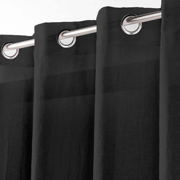 Černá záclona 140x280 cm Telma – douceur d'intérieur-image-1