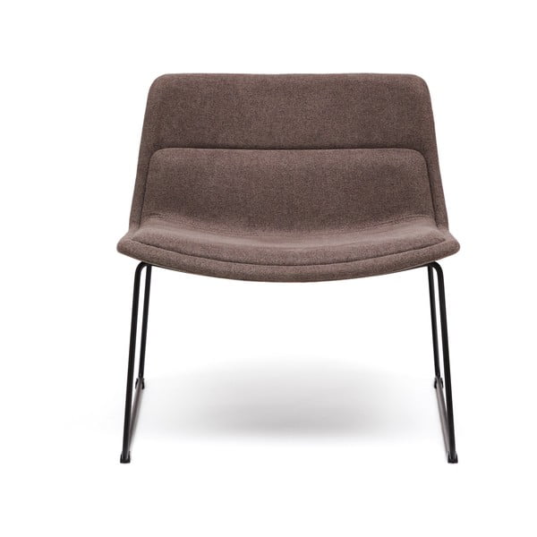 Hnědé křeslo Zahara – Kave Home-image-2