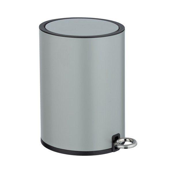 Matně šedý pedálový odpadkový koš Wenko Nant, 3 l-image-1