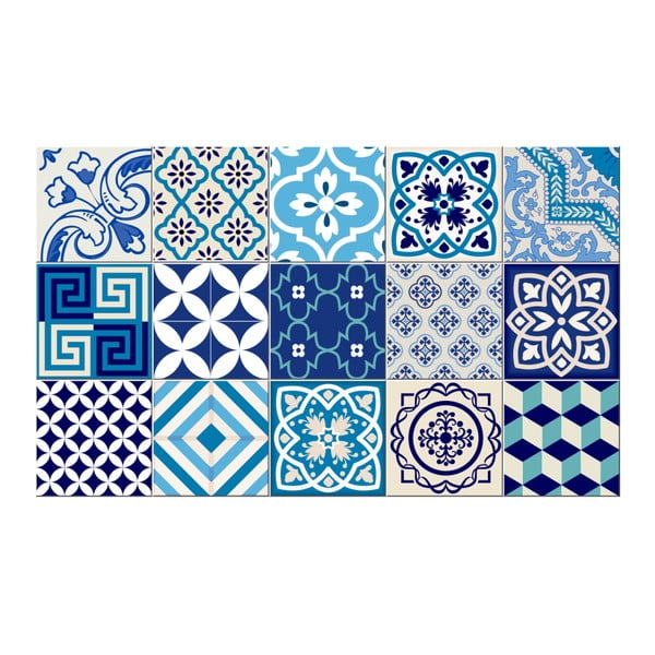 Sada 15 dekorativních samolepek na stěnu Ambiance Seaside, 20 x 20 cm-image-2