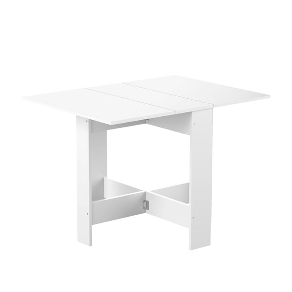 Rozkládací jídelní stůl s bílou deskou 76x28 cm Papillon – TemaHome-image-3