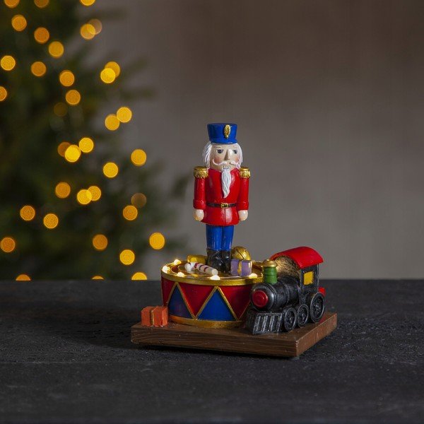 Vánoční světelná LED dekorace Star Trading Nutcracker, výška 16 cm-image-1
