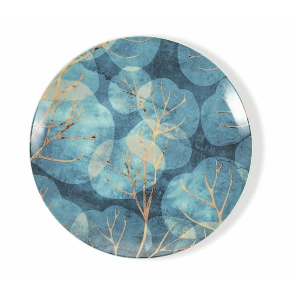 18dílná sada modrých talířů z porcelánu a kameniny VDE Tivoli 1996 Dream-image-4