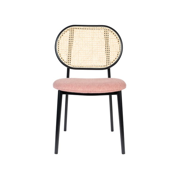 Černá/světle růžová jídelní židle Spike – Zuiver-image-2