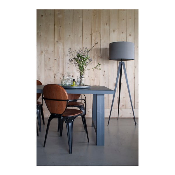 Černo-šedá stojací lampa Zuiver Tripod, ø 50 cm-image-2