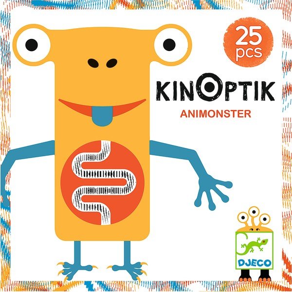 Magnetická skládačka s optickým klamem Djeco Animonster-image-1