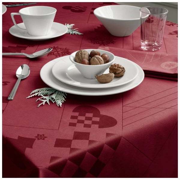 Damaškový ubrus s vánočním motivem 150x220 cm Natale – Rosendahl-image-2