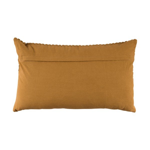 Hnědý bavlněný polštář BePureHome, 30 x 50 cm-image-1