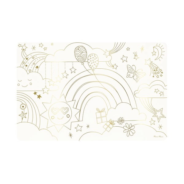 Papírová prostírání v sadě 8 ks 28x42.5 cm Happy Icons – Meri Meri-image-3