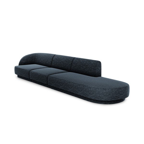 Tmavě modrá pohovka 302 cm Miley – Micadoni Home-image-3
