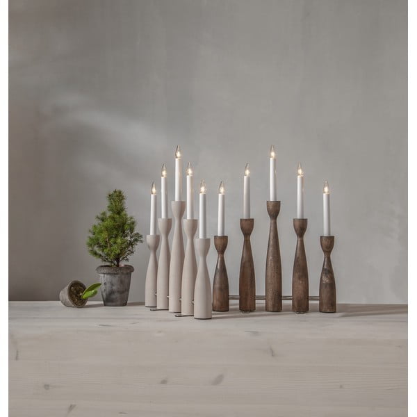 Vánoční světelná dekorace do zásuvky v tmavě přírodní barvě Midja 2.0 – Star Trading-image-3