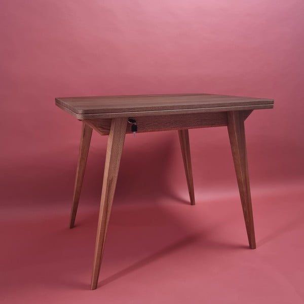 Rozkládací jídelní stůl s deskou v dekoru jasanového dřeva 65x90 cm Envelope – Ragaba-image-3